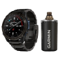 Garmin Montre de plongée connectée GPS Descent™ Mk3i Titane bracelet titane + sonde de pression Descent T2