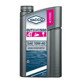 Olio motore marino YACCO Outboard 500 4T 10W40 2L