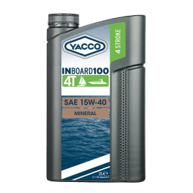 Olio motore marino YACCO Inboard 100 4T 15W40 2L