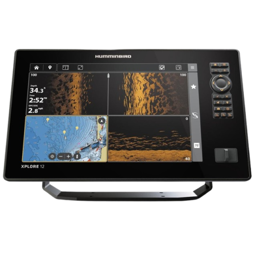 Humminbird XPLORE 12 MEGASI+ Touchscreen Combo