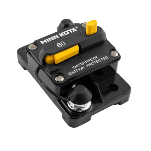 Disjuntor térmico à prova d'água Minn Kota 60A para 12/24/36 V MKR-27