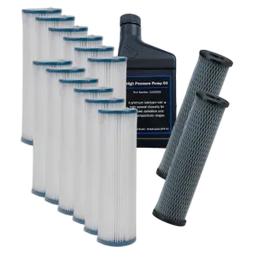 Kit de mantenimiento de filtro dual de agua azul Kit de mantenimiento de filtro dual de agua azul