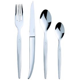 Laguiole Heritage Set of solid forged stainless steel cutlery