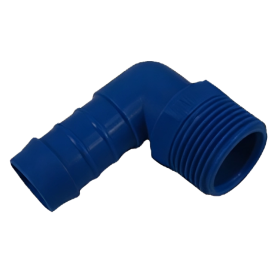 Encaixe farpado de cotovelo Aqua-Base M 3/4 pol. X 19