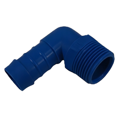 Aqua-Base Raccord cannelé coudé M 3/4 pouces X 19