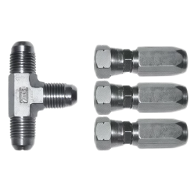 Lecomble & Schmitt Jeu de tés acier pour tuyau rigide Ø18 mm