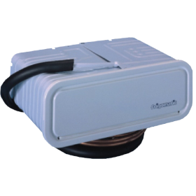 Evaporatore rettangolare Frigoboat 160H con condotto in alluminio