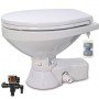 Jabsco Quiet Flush regular 12V electric toilet + solenoid valve + soft Close