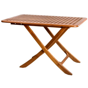 Mesa plegable rectangular de teca ARC Marine Mallorca