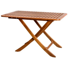 ARC Marine Table pliante rectangulaire teck SAN REMO