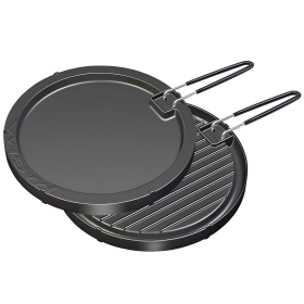 MAGMA Plaque de cuisson ronde pour barbecue 15 pouces