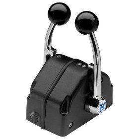 ZF Boîtier de commande bi-levier noir 463-4