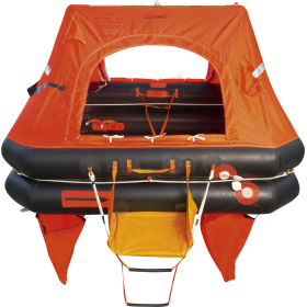 Balsa marina autodrizable Sea-Safe ISO9650-1 4 personas en contenedor