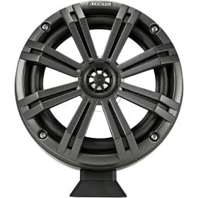 Alto-falante de cone Kicker Marine 9'' KMFC 300W LED preto