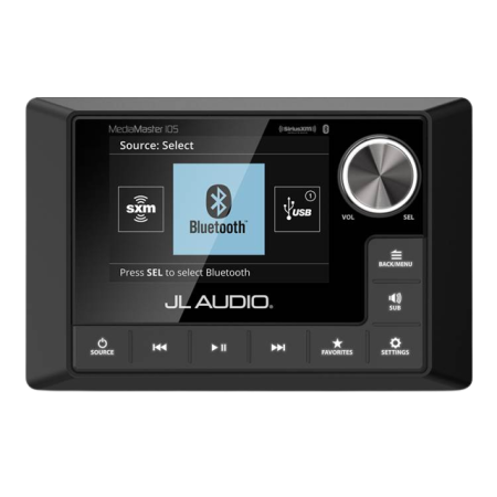 Stazione stereo JL Audio Mediamaster 105