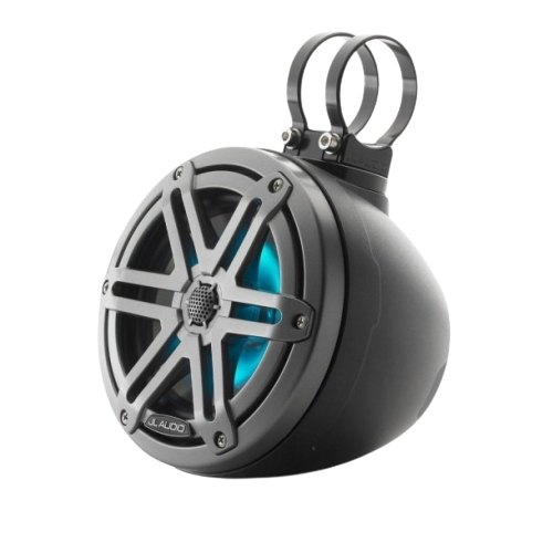 Alto-falantes JL Audio Marine M3-650VeX Cinza com leds