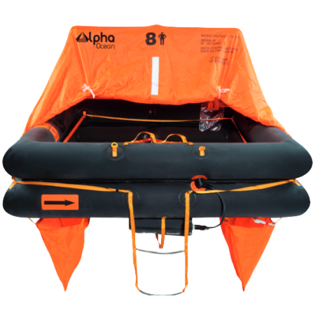 Raft Alpha Ocean Coastal Raft ISO9650-2 4 Personen in Tasche