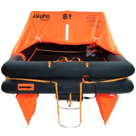 Raft Alpha Ocean Coastal raft ISO9650-2 8 people in container