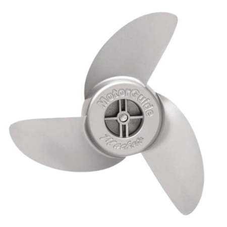 MotorGuide 3-blade Machete aluminum propeller 3.5"