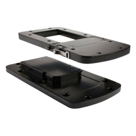 MotorGuide Montageplatte aus schwarzem Aluminium – Xi