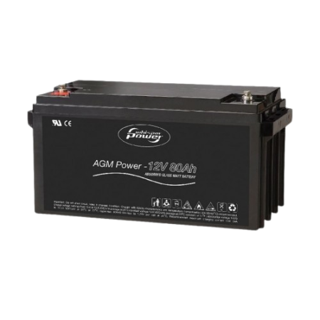 WhisperPower 12V 80Ah AGM Battery