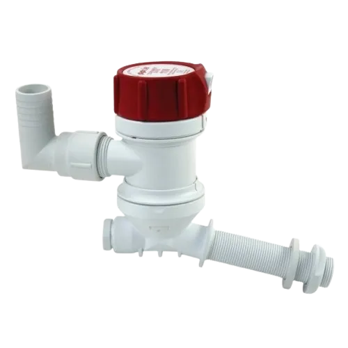 Rule Livewell Pumpe 403C - 800 Gph 51 L/min - abgewinkelter Auslass ø19mm