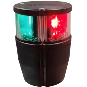 Feu LED Navipro 2 mn - Tricolore + Mouillage - Stroboscopique + Jour/Nuit 