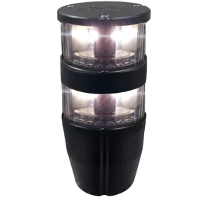 Feu de navigation LED Navipro 2 mn double optique - Poupe