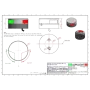 Lolight Fanale di navigazione Combinato babordo-dritta - montaggio orizzontale - alluminio nero