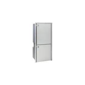 Isotherm Refrigerator Conservator 130+65 liters Combi Line Inox