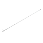 Glomex Antenne VHF RA112 3db fibre 1,5m avec câble 4,5m embase chromée