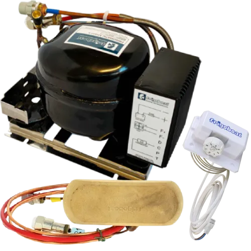 Frigoboat MILANO K kit unidade fria + encaixe passa-casco + termostato