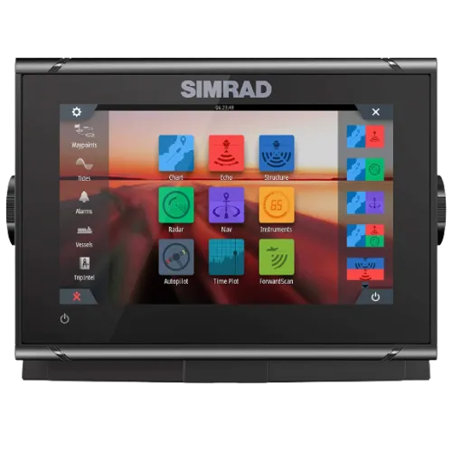 SIMRAD GO7 XSR 7-Zoll-Touchscreen-Handgerät mit 3-in-1 Active Imaging-Sonde
