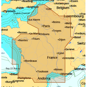 C-MAP Max Chart - Inland France