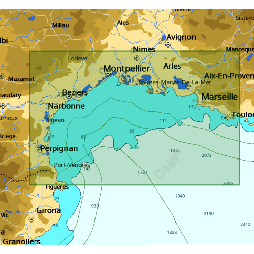 C-MAP Max Chart - Gulf of Lion