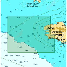 C-MAP Max Chart - L'Aberwrac'h to Concarneau