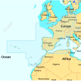 C-MAP 4D Chart - Continental Central and Western Europe