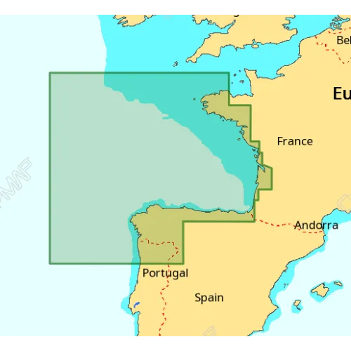 Carte C-MAP 4D - Golfe de Gascogne