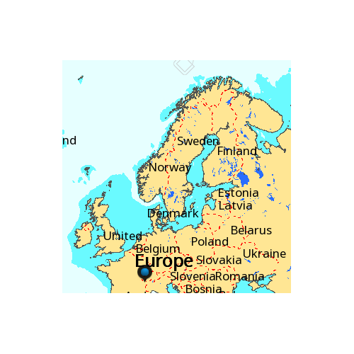 Carta C-MAP 4D - Norte e Europa Central