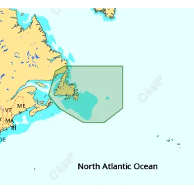 C-MAP 4D-kaart - Newfoundland-kaart