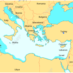 C-MAP Discover X Chart - Eastern Mediterranean