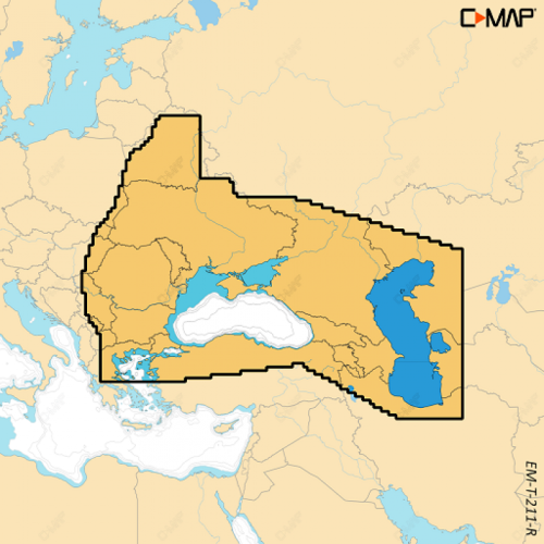 Carta C-MAP Reveal X - Mar Nero + Caspio