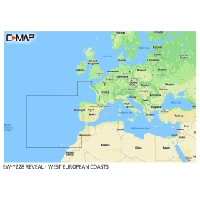 C-MAP Reveal Chart - Western European Coasts