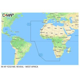 Grafico di rivelazione C-MAP - Africa occidentale