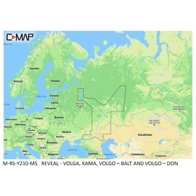 C-MAP Reveal Chart - Volga, Kama, Volgo-Balt and Volgo-Don