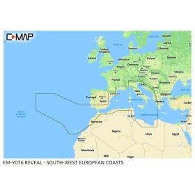 C-MAP Reveal Chart - Coasts of South West Europe