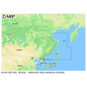 C-MAP Reveal Chart - Hokkaido and Sakhalin Islands