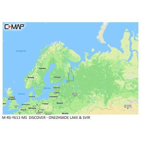 C-MAP Discover Map - Lago Onezhskoe e Svir