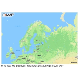 C-MAP Discover Chart - Lake Chudskoe & Eastern Gulf of Finland