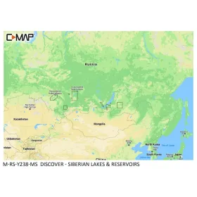 Carte C-MAP Discover - Lacs & Réservoirs de Sibérie